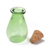 Glass Cork Bottles Ornament LS-AJEW-O032-02C-3