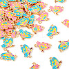 40Pcs 2 Colors  Alloy Enamel Connector Charms FIND-TA0004-74-2