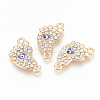 Jewelry Alloy Rhinestone Links connectors ALRI-Q235-003G-1