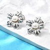 304 Stainless Steel Stud Earring Findings EJEW-F361-15P-4