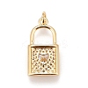 Brass Micro Pave Cubic Zirconia Pendants KK-A161-30G-A-2