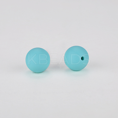 Round Silicone Focal Beads SI-JX0046A-46-1