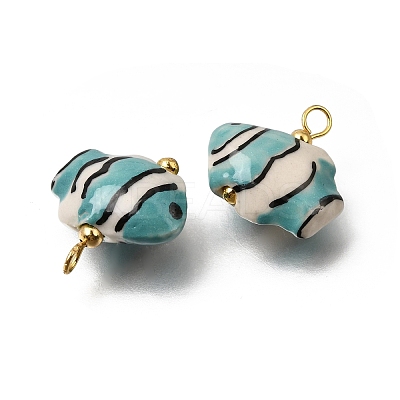 Handmade Porcelain Pendants PR-CBA0027-11G-10-1