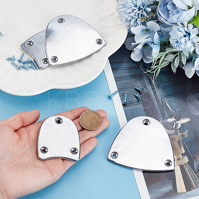 4Pcs Aluminum Tap Shoe Sole Protector FIND-WH0149-73A-1