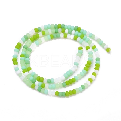 Faceted Glass Beads Strands X-GLAA-F106-B-F05-1