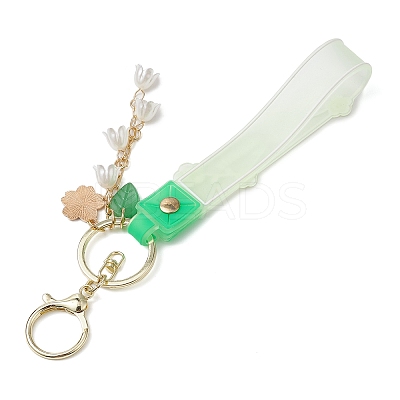 Flower PVC Rope Keychains KEYC-JKC00968-1