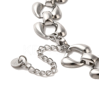 Non-Tarnish Handmade 304 Stainless Steel Necklaces NJEW-Q333-05P-1
