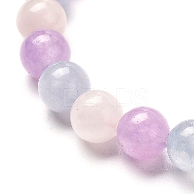 Stone Stretch Bracelet for Girl Women X-BJEW-JB06811-1