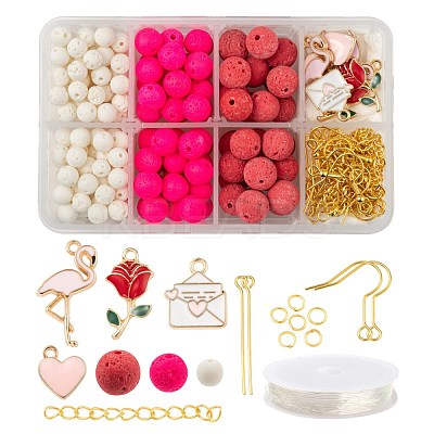 DIY Jewelry Set Making Kits for Valentine's Day DIY-LS0001-83-1