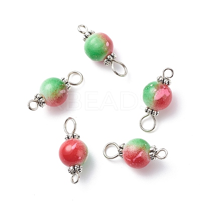 Two Tone Resin Connector Charms PALLOY-JF01871-02A-1