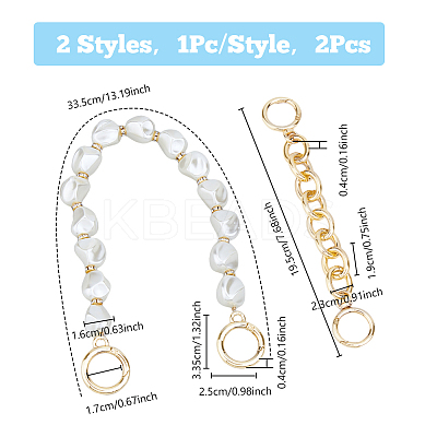 Plastic Pearl Alloy Phone Hand Strap Chains FIND-WH0260-55LG-1