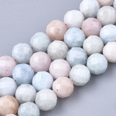 Natural Morganite Beads Strands G-S345-6mm-012-1