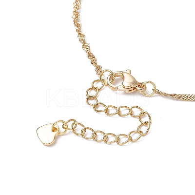 304 Stainless Steel Singapore Chains Bracelets BJEW-JB11501-1