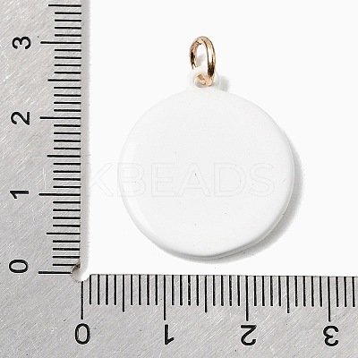 Printing 304 Stainless Steel Pendants LS-STAS-K304-12J-G-1