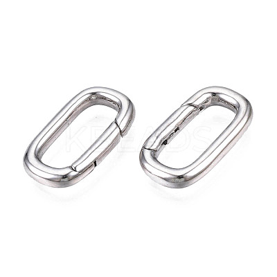 Brass Spring Gate Rings KK-N216-357P-1
