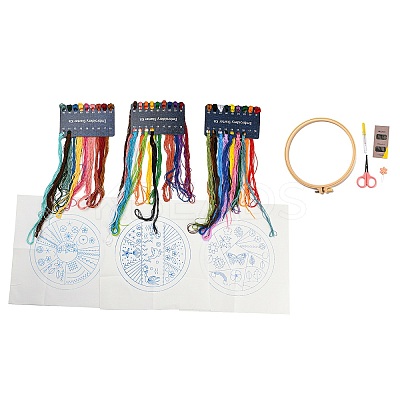 DIY Embroidery Animal Stitches Practice Kit for Beginners DIY-NH0006-01C-1