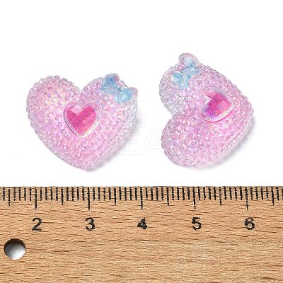 Transparent Epoxy Resin Decoden Cabochons CRES-I030-03C-1
