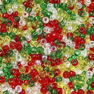 4 Colors 8/0 Christmas MIYUKI Round Rocailles Seed Beads SEED-X0058-14-1