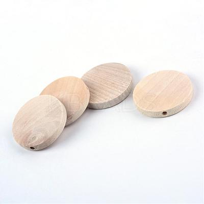 Unfinished Wood Beads WOOD-S659-08-LF-1
