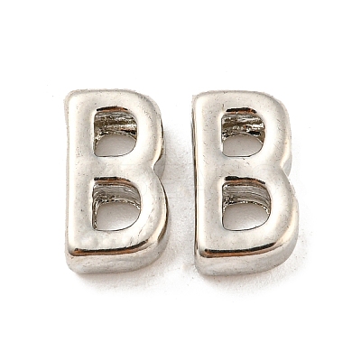 Platinum Plated Alloy Beads PALLOY-CJC0001-64P-B-1