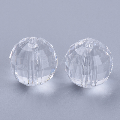 Transparent Acrylic Beads TACR-Q254-24mm-V01-1