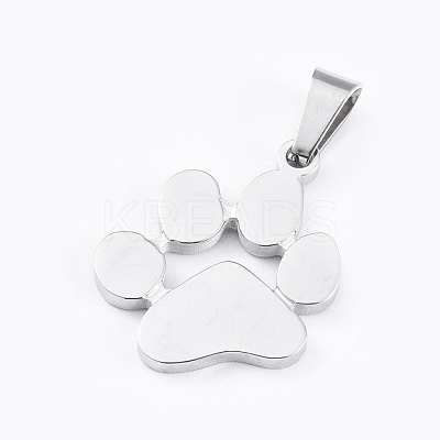 Tarnish Resistant 304 Stainless Steel Pendants STAS-E481-02P-1