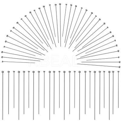 300Pcs 3 Styles 304 Stainless Steel Ball Head Pins STAS-SC0007-75-1