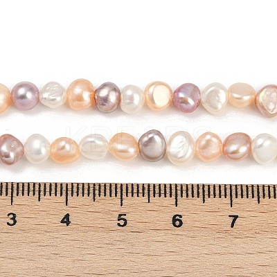 Natural Cultured Freshwater Pearl Beads Strands PEAR-P064-19G-02M-1