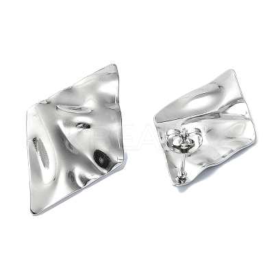 Tarnish Resistant 201 Stainless Steel Stud Earrings EJEW-K270-14P-1