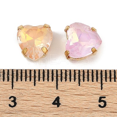 Brass Glass Rhinestone Sew on Rhinestones RGLA-B004-12A-G-1