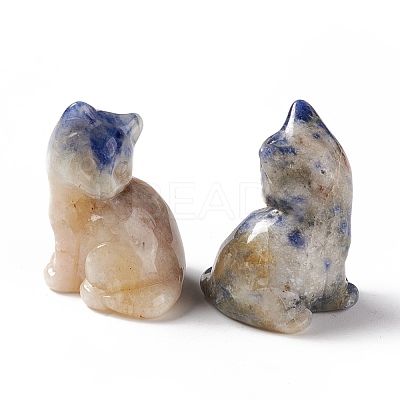 Natural Sodalite Sculpture Display Decorations G-F719-40F-1
