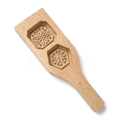 Beech Wooden Press Mooncake Mold WOOD-K010-07E-1