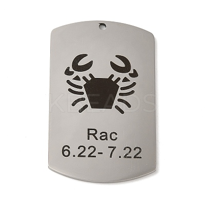 Non-Tarnish 304 Stainless Steel Pendants STAS-C098-01E-P-1