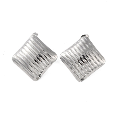 304 Stainless Steel Earrings LS-EJEW-O004-04P-1