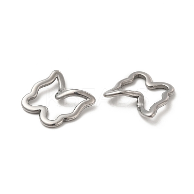 Non-Tarnish 304 Stainless Steel Linking Rings STAS-F283-06P-1