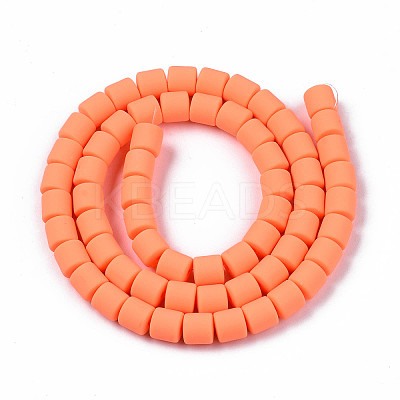 Handmade Polymer Clay Bead Strands X-CLAY-ZX006-01-39-1