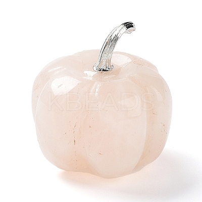 Natural Rose Quartz Display Decorations DJEW-PW0009-007E-1
