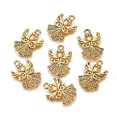 Tibetan Style Alloy Pendants TIBEP-A22571-AG-LF-1