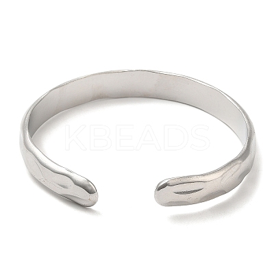 Non-Tarnish 304 Stainless Steel Cuff Bangles LS-BJEW-K267-03P-1