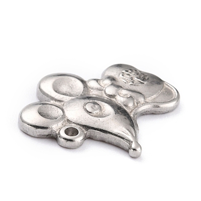 Non-Tarnish 304 Stainless Steel Pendants STAS-O145-39P-1