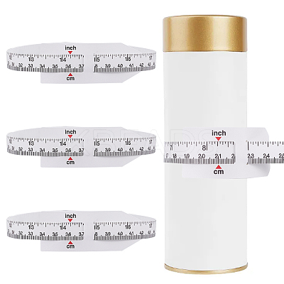 PP Plastic Baby Head Circumference Measuring Tape TOOL-WH0136-90-1