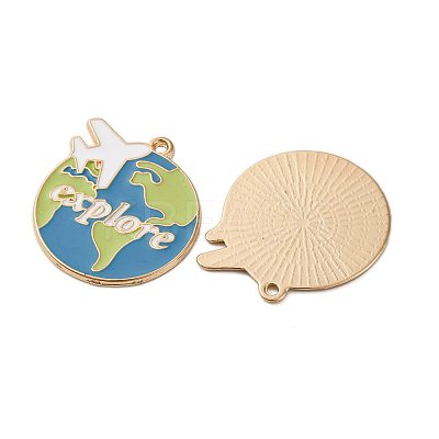 Alloy Enamel Pendants LS-ENAM-V002-03KCG-1