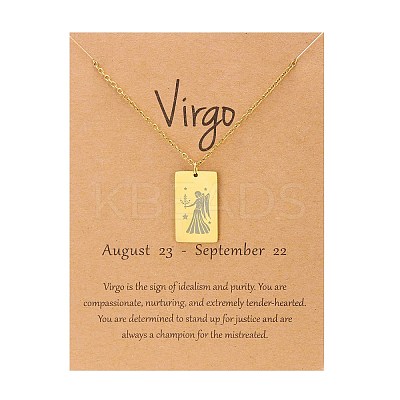 Twelve Constellations Pendants Necklaces PW-WG2D875-09-1