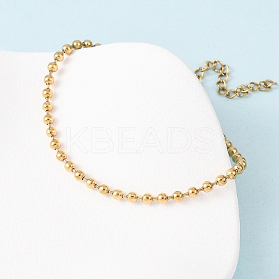 304 Stainless Steel Ball Chain Bracelets LS-BJEW-C134-01C-G-1