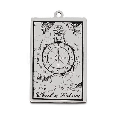 Non-Tarnish 201 Stainless Steel Pendants STAS-S105-LA211-13-1