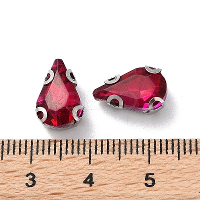 Teardrop Sew on Rhinestone RGLA-L028-09E-02-1