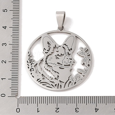 Non-Tarnish 201 Stainless Steel Pendants STAS-A094-04A-P-1