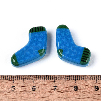 Printed Opaque Resin Beads RESI-N043-26C-1