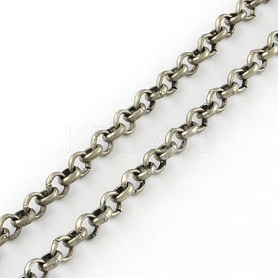 Iron Rolo Chains CH-J001-BL5.8-AS-1