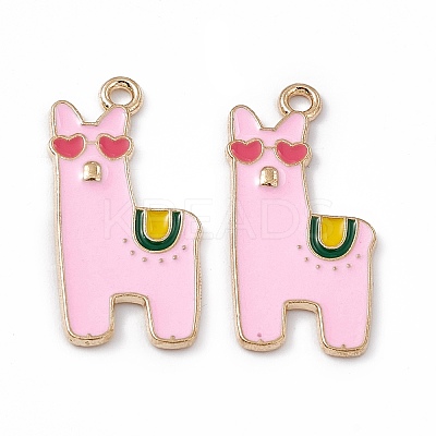 Alloy Enamel Pendants ENAM-C006-03KCG-04-1